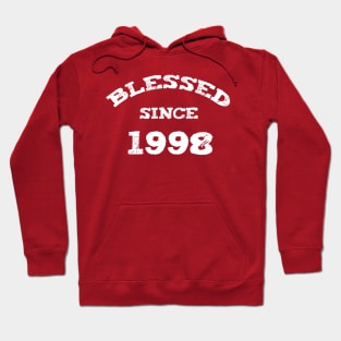 Blessed Since 1998 Cool Blessed Christian Birthday Hoodie